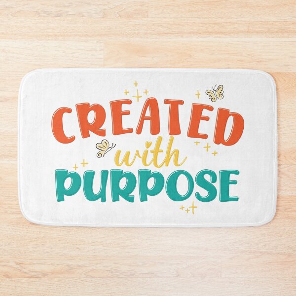 Item preview, Created with Purpose – Daily Christian Encouragement designed and sold by Verse & Vibes.