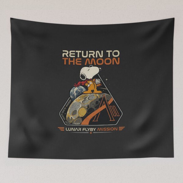 Item preview, Return To The Moon | Artemis 2 | Snoopy Space Exploration designed and sold by Har-vee.