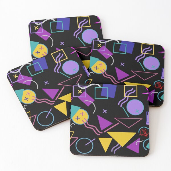 Item preview, Retro Arcade Carpet Neon Laser Tag Bowling Alley Pattern designed and sold by Rhapsodic1290.