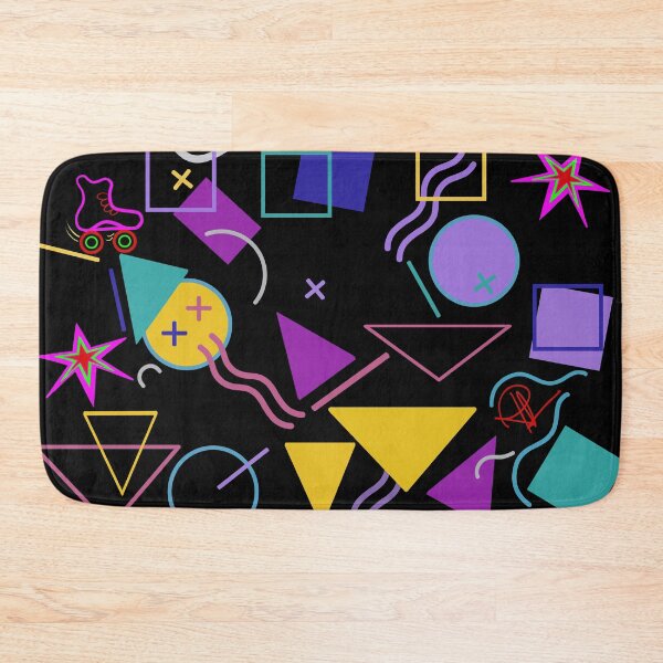 Item preview, Retro Arcade Carpet Neon Laser Tag Bowling Alley Pattern designed and sold by Rhapsodic1290.