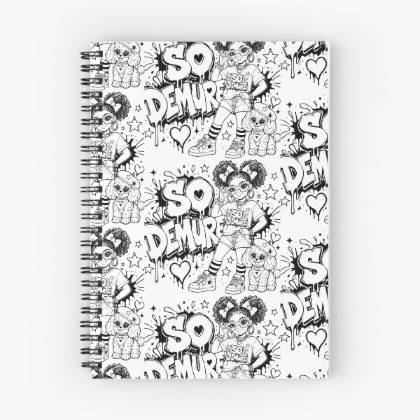 Item preview, So Demure™ – Creative Girl & MooMoo Coloring  Design designed and sold by Creative Expressions Art.