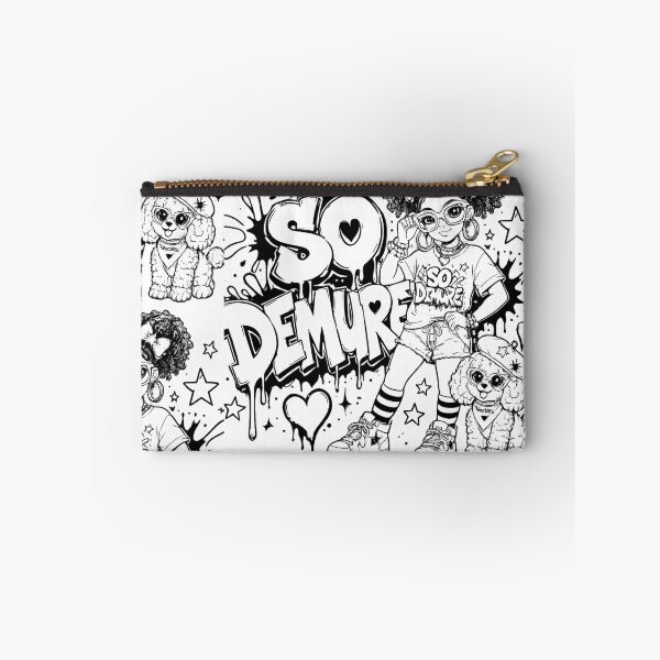 Item preview, So Demure™ – Creative Girl & MooMoo Coloring  Design designed and sold by Creative Expressions Art.