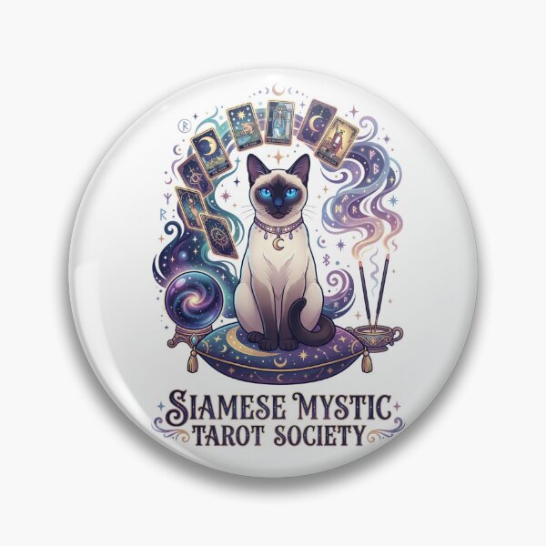 Item preview, Siamese Mystic Tarot Society Crystal Ball Witchy designed and sold by PictoVibe.