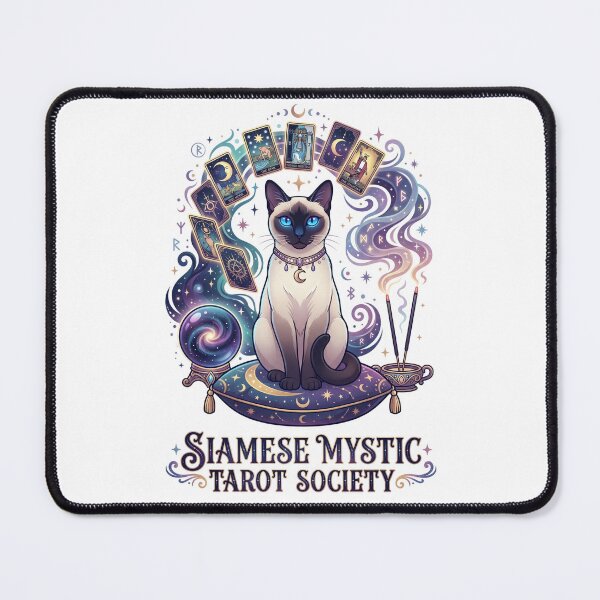 Item preview, Siamese Mystic Tarot Society Crystal Ball Witchy designed and sold by PictoVibe.