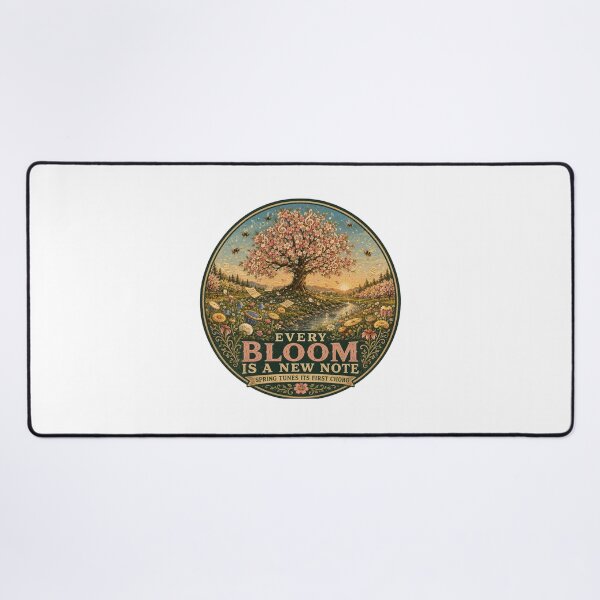 Item preview, Every Bloom is a New Note | Spring Blossom Music Tree Art designed and sold by NatureHarmony16.
