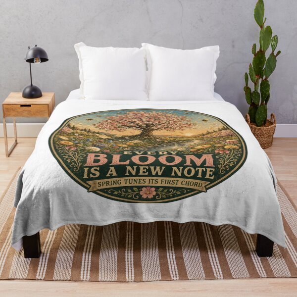Item preview, Every Bloom is a New Note | Spring Blossom Music Tree Art designed and sold by NatureHarmony16.