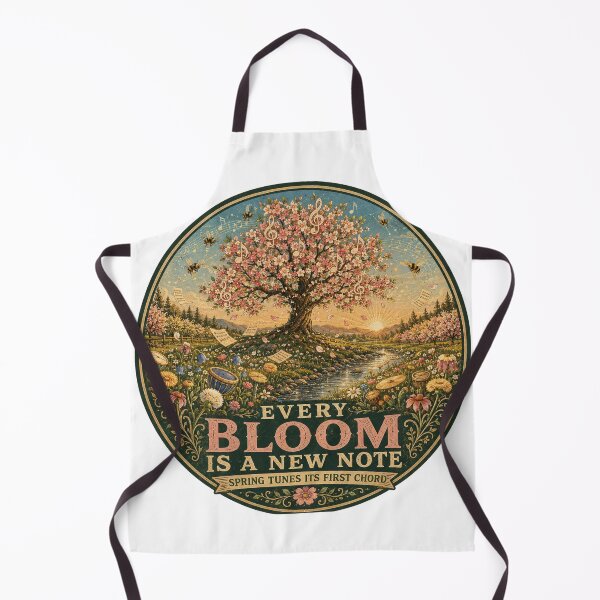 Item preview, Every Bloom is a New Note | Spring Blossom Music Tree Art designed and sold by NatureHarmony16.