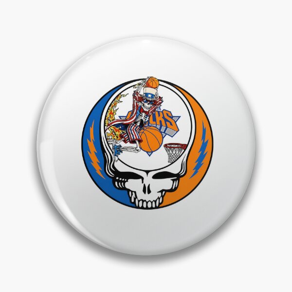 Item preview, Official Grateful Dead Stealie NBA New York Knicks Basketball designed and sold by MAGOSMARKETMS.