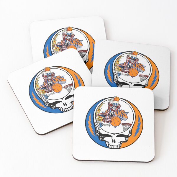 Item preview, Official Grateful Dead Stealie NBA New York Knicks Basketball designed and sold by MAGOSMARKETMS.