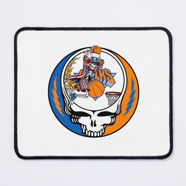 Item preview, Official Grateful Dead Stealie NBA New York Knicks Basketball designed and sold by MAGOSMARKETMS.