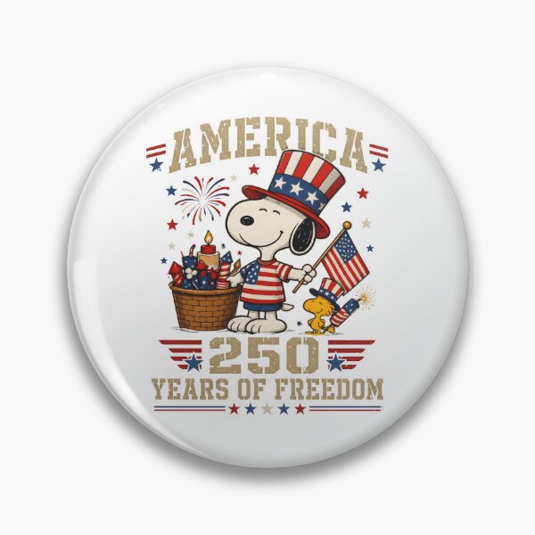 Item preview, Happy 4th Of July America | Peanuts Gang | Snoopy and Friends designed and sold by Har-vee.