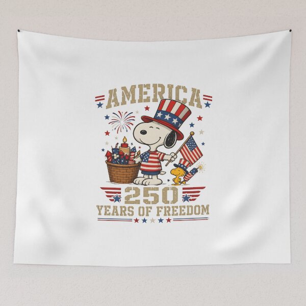 Item preview, Happy 4th Of July America | Peanuts Gang | Snoopy and Friends designed and sold by Har-vee.
