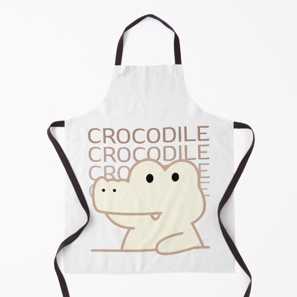 Item preview, Cute Peeking Crocodile Retro Typography designed and sold by JengPath.