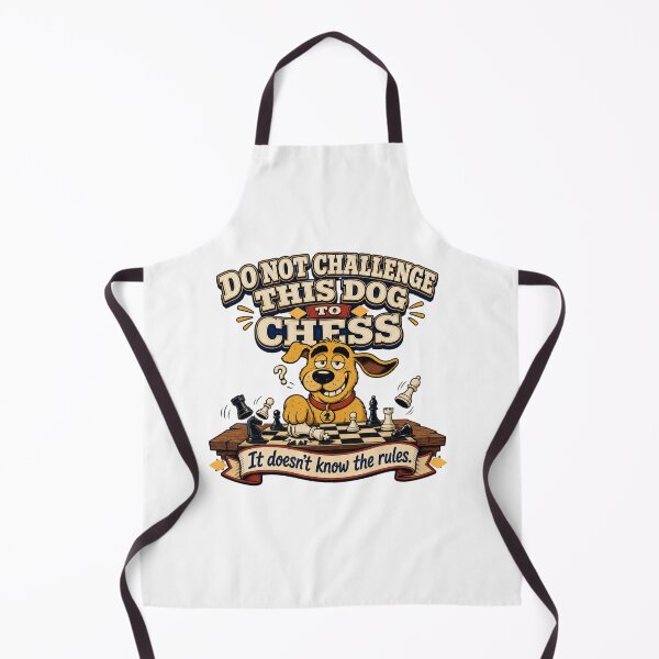 Item preview, Do Not Challenge This Dog to Chess – It Doesn't Know the Rules Funny Dog Lover designed and sold by freshwear design.