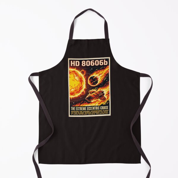 Item preview, HD 80606b Eccentric Planet Retro NASA Travel Poster designed and sold by RetroRewind Studio.