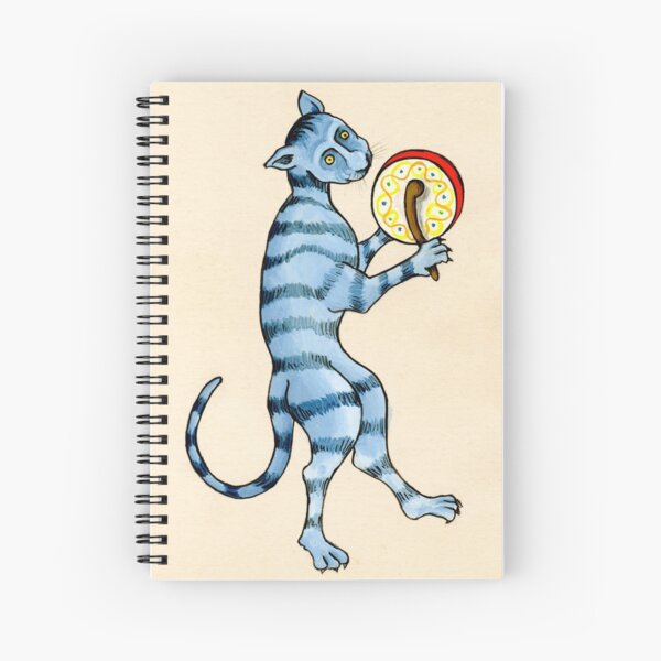 DRUMMER CAT Spiral Notebook