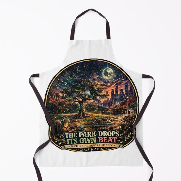 Item preview, The Park Drops Its Own Beat | Night Park Squirrel Disco City designed and sold by NatureHarmony16.