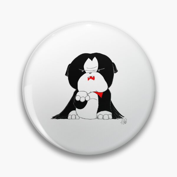 Item preview, Vampire Bully Cute Count Dracula Dog Art designed and sold by hollydoesign.
