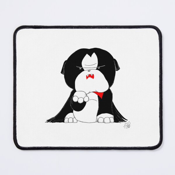 Item preview, Vampire Bully Cute Count Dracula Dog Art designed and sold by hollydoesign.