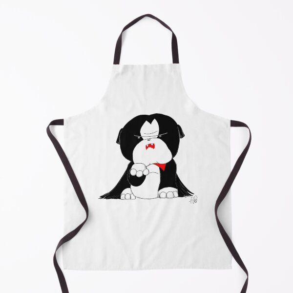 Item preview, Vampire Bully Cute Count Dracula Dog Art designed and sold by hollydoesign.