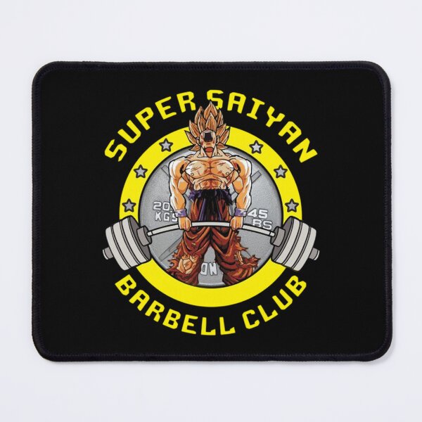 Item preview, Super Saiyan Barbell Club Anime Gym Gymrat designed and sold by Velvet-Mirage.