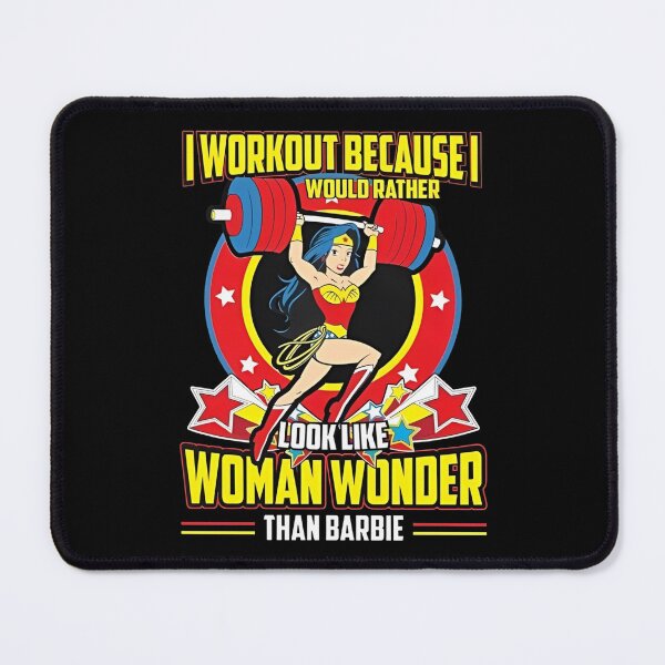 Item preview, I Workout To Look Like Wonder Woman Not Barbie designed and sold by Velvet-Mirage.