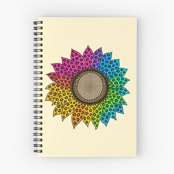 Item preview, Rainbow Leopard Spots Sunflower Design designed and sold by Myra365Art.