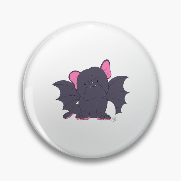 Item preview, Cute Bat Bully American Bulldog Halloween Art designed and sold by hollydoesign.