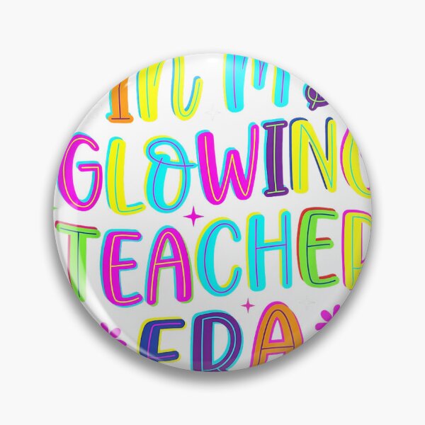 Item preview, in My Glowing Teacher Era Groovy Colorful Bright Retro T-Shirt designed and sold by KTY-NUSS.