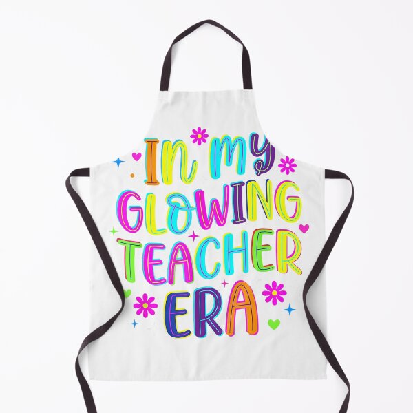 Item preview, in My Glowing Teacher Era Groovy Colorful Bright Retro T-Shirt designed and sold by KTY-NUSS.