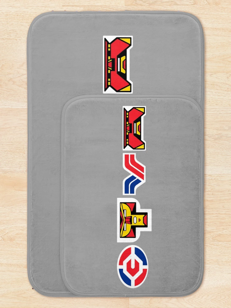 Thumbnail 5 of 6, Bath Mat, Vintage Commandrons Faction Roster designed and sold by The Nostalgia Vault.