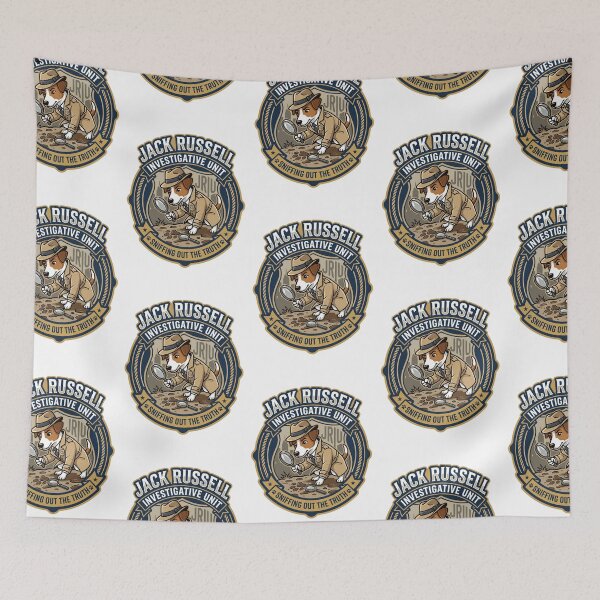 Item preview, Jack Russell Investigative Unit Detective True Crime designed and sold by PictoVibe.