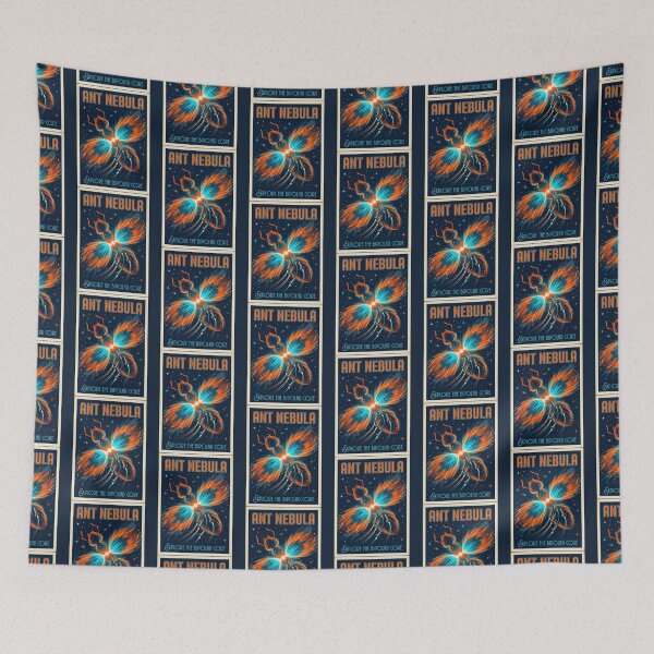 Item preview, Ant Nebula Menzel 3 Retro NASA Travel Poster Bipolar designed and sold by RetroRewind Studio.