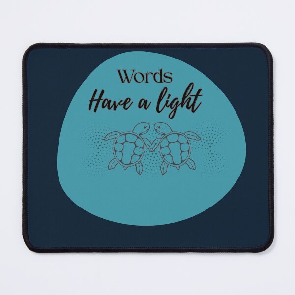 Item preview,  Words Have a Light "Let your words shine like gentle waves of kindness." designed and sold by YonaBoutiquee.