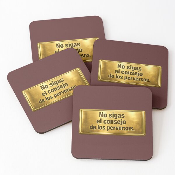 Item preview, Golden Collection of Biblical Advice: Do Not Follow the Advice of the Wicked designed and sold by FeCreativaCo.