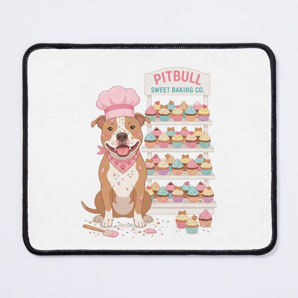 Item preview, Pitbull Sweet Baking Co Cupcake Patisserie designed and sold by PictoVibe.