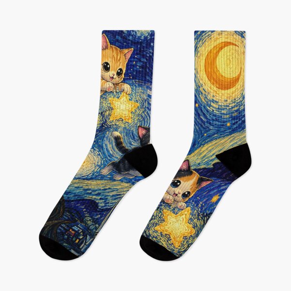 Item preview, Starry Night for Kittens designed and sold by EsenciaZen.