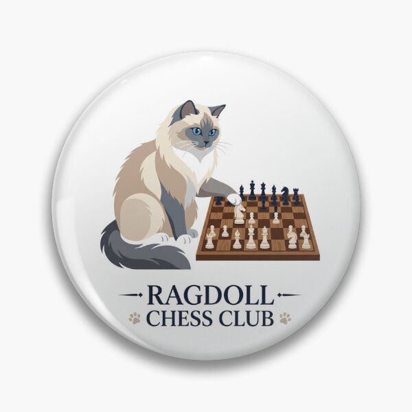 Item preview, Ragdoll Chess Club Grandmaster Board Game designed and sold by PictoVibe.