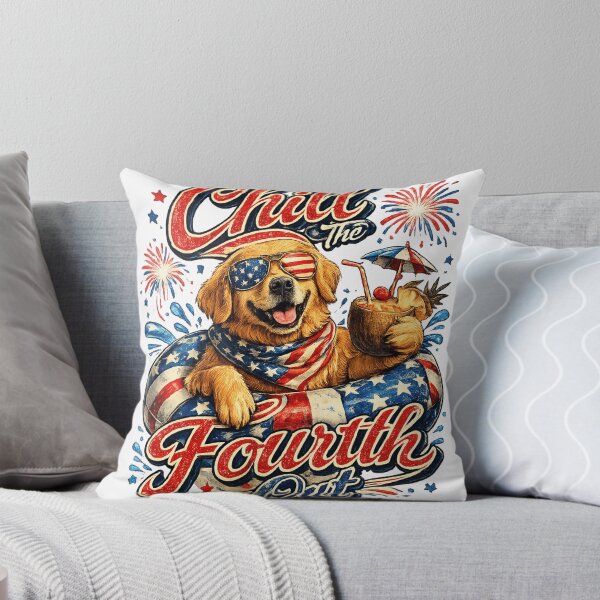 Item preview, Chill 4th July Fireworks Dog designed and sold by ttuniques.