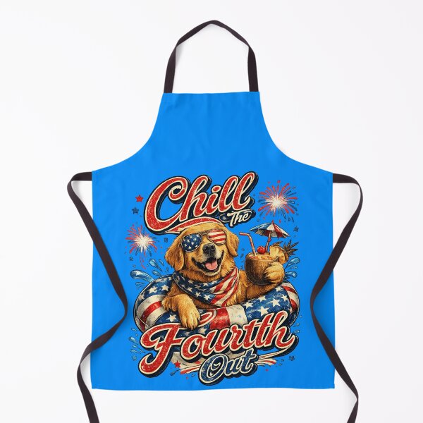 Item preview, Chill 4th of July Fireworks Dog designed and sold by ttuniques.