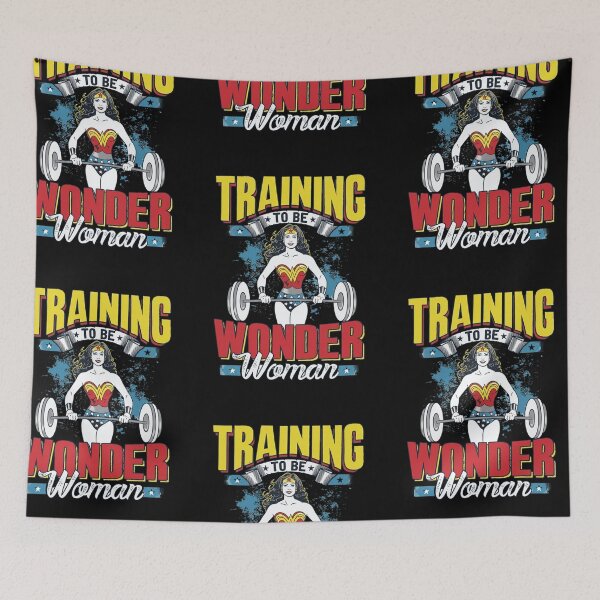 Item preview, Training To Be Wonder Woman Fitness Superhero designed and sold by Velvet-Mirage.