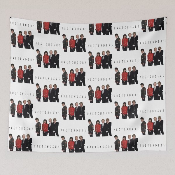 Item preview, The Pretenders Retro New Wave Rock Band Fan Art designed and sold by MindrootEchoart.