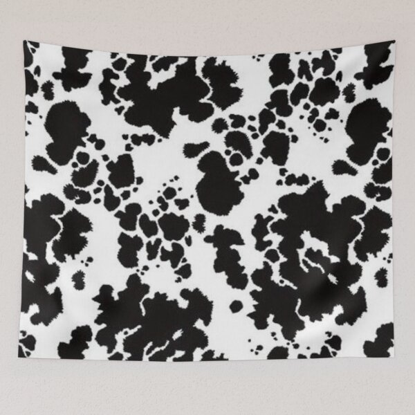 Item preview, Black & White Cow Print Graphic Design designed and sold by INKRebelGraphic.