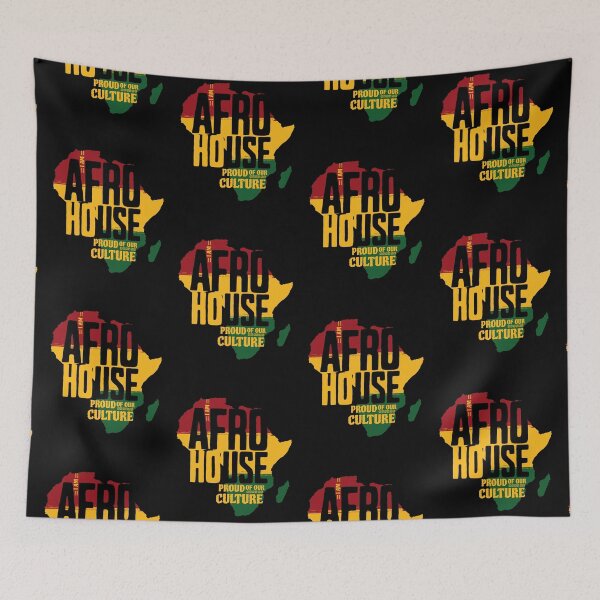 Item preview, AFRO HOUSE - I am Afro House (Black)  designed and sold by Discothreadz.