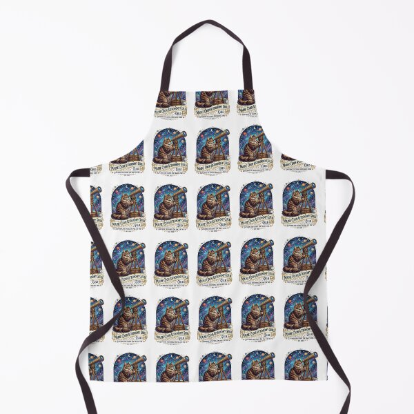 Item preview, Maine Coon Astronomy Guild Telescope Space Cat designed and sold by PictoVibe.