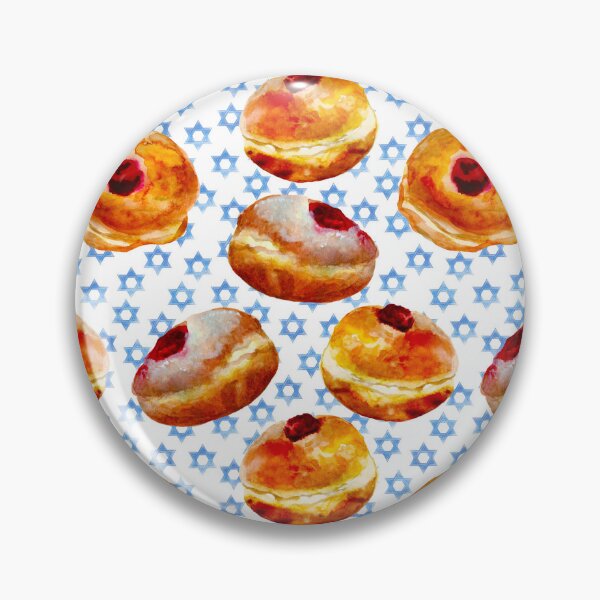Item preview, My Bubbie & Hanukkah Jelly Doughnuts Pattern (Hanukkah Sufganiyot) designed and sold by DEC02.