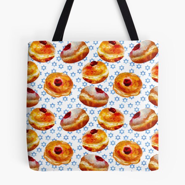 Item preview, My Bubbie & Hanukkah Jelly Doughnuts Pattern (Hanukkah Sufganiyot) designed and sold by DEC02.
