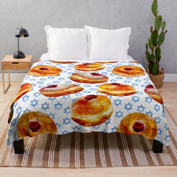 Item preview, My Bubbie & Hanukkah Jelly Doughnuts Pattern (Hanukkah Sufganiyot) designed and sold by DEC02.