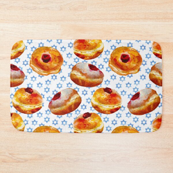 Item preview, My Bubbie & Hanukkah Jelly Doughnuts Pattern (Hanukkah Sufganiyot) designed and sold by DEC02.