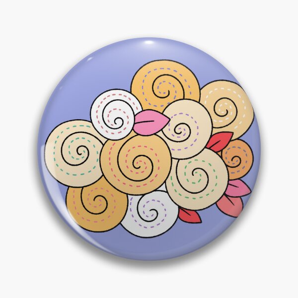 Item preview, Cute Cloud Flower Swirl Illustration designed and sold by ubborn.